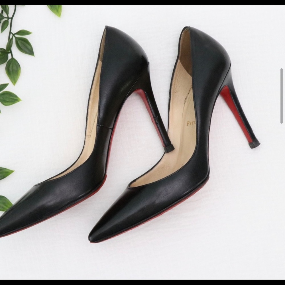 Christian Louboutin Pigalle 85 Pumps Black 37 1/2